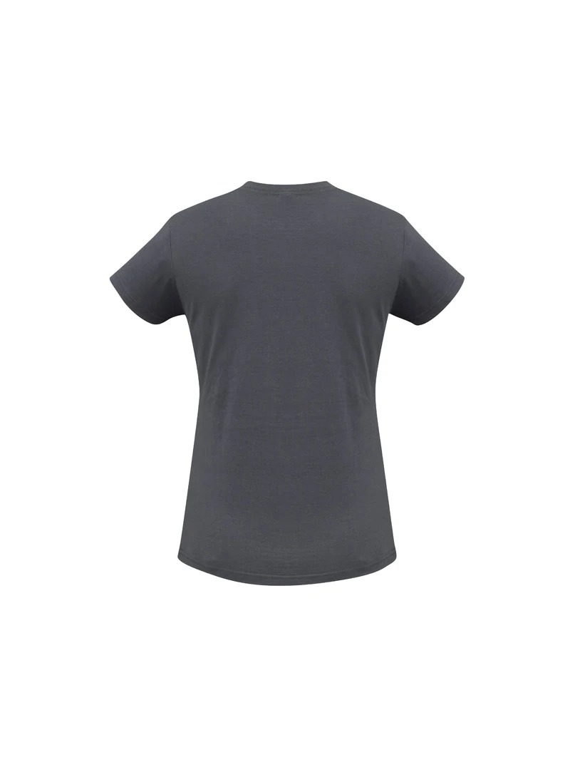 Ladies Ice Tee in Charcoal – back view