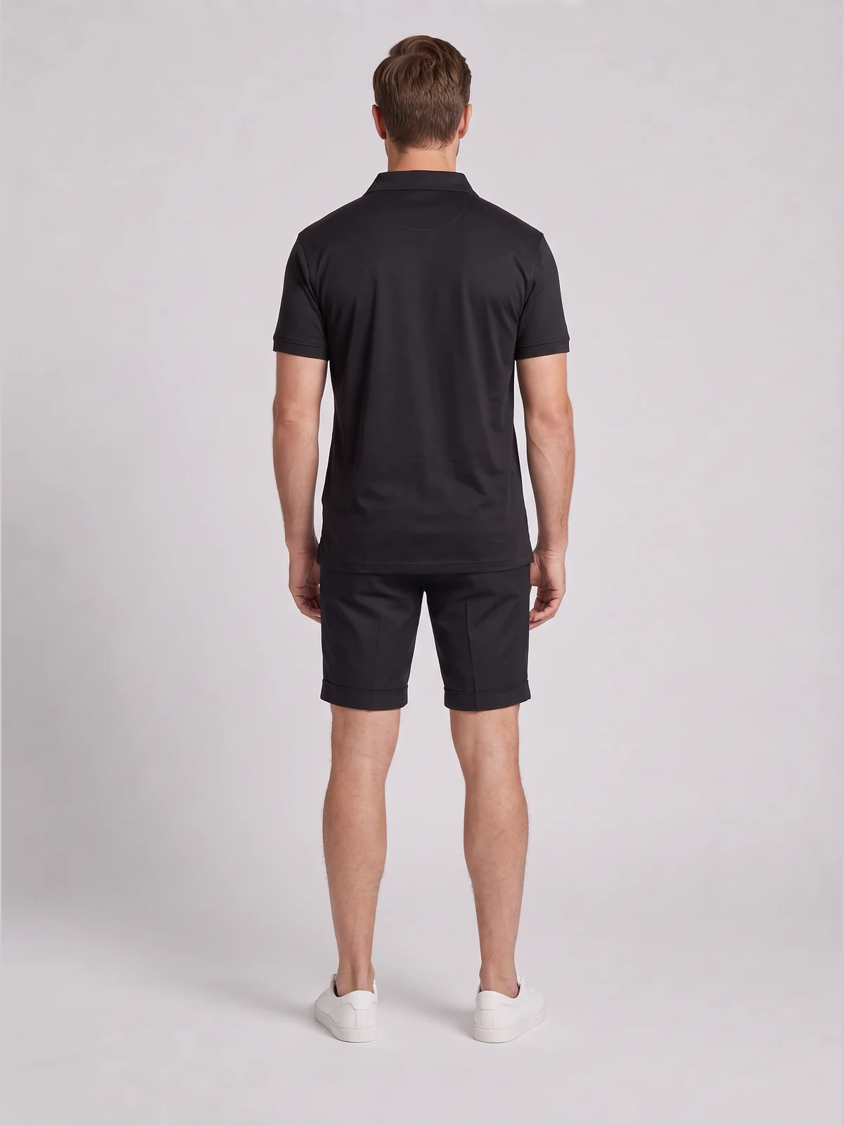 Mens Signature Shorts in Black – back view