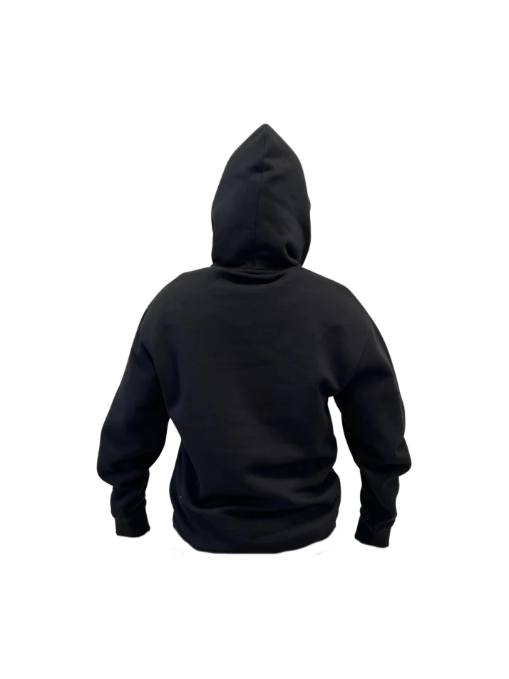 Signature Hoodie in Black – back view