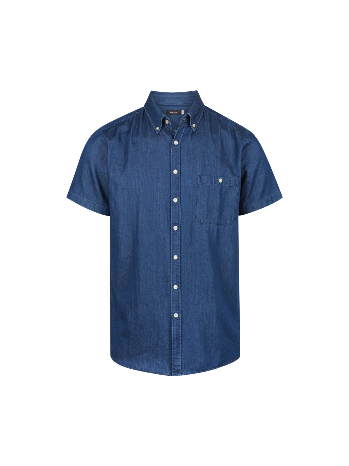 Men's Dylan Short Sleeve Shirt in Indigo Blue