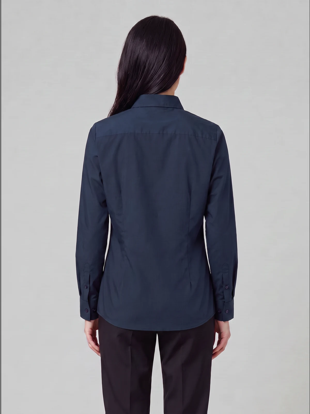Ladies Blake Long Sleeve Shirt – back view