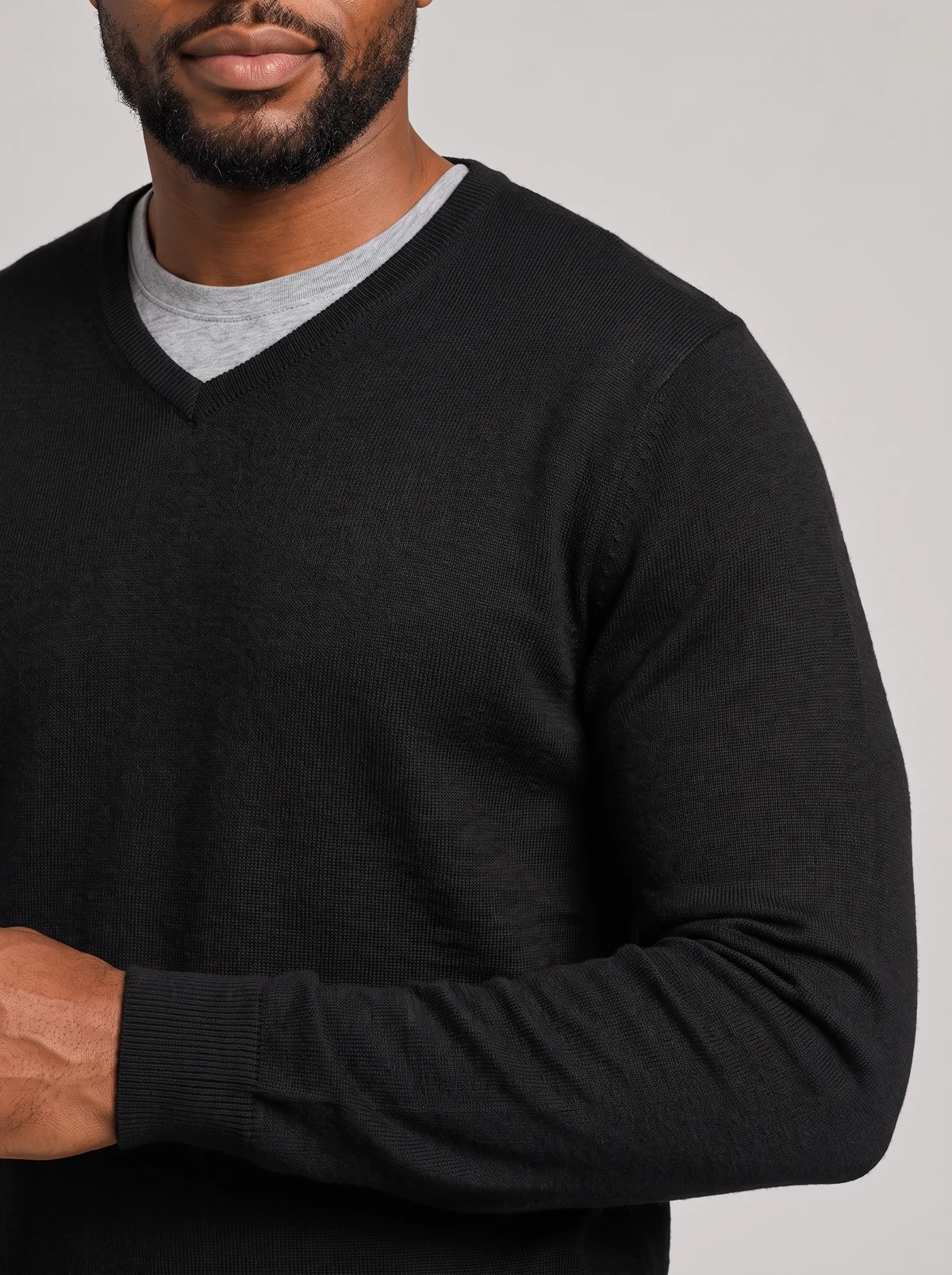 Men's Milano Pullover – close-up detail