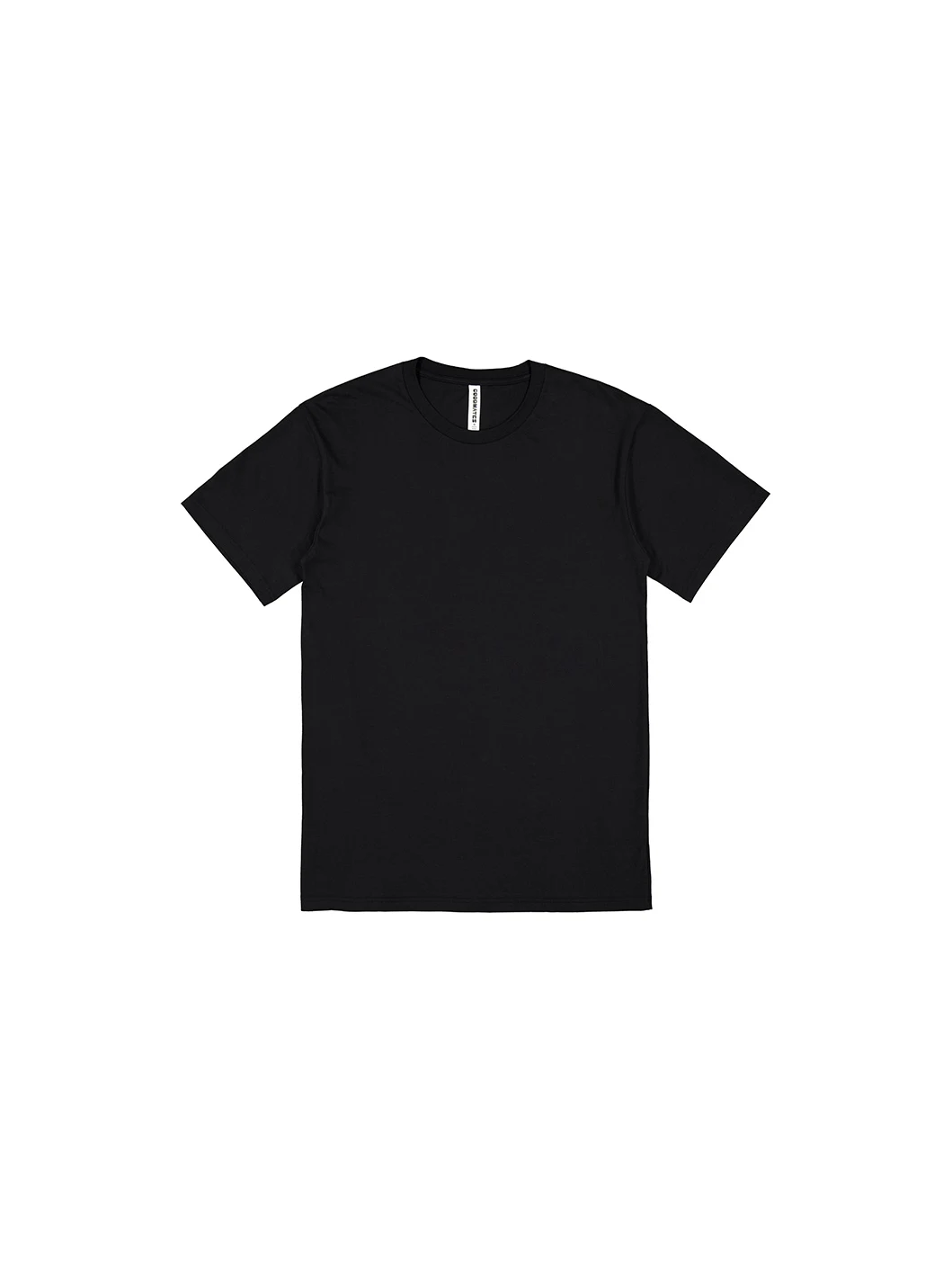 Basis Short Sleeve Tee Men's in Black – front view