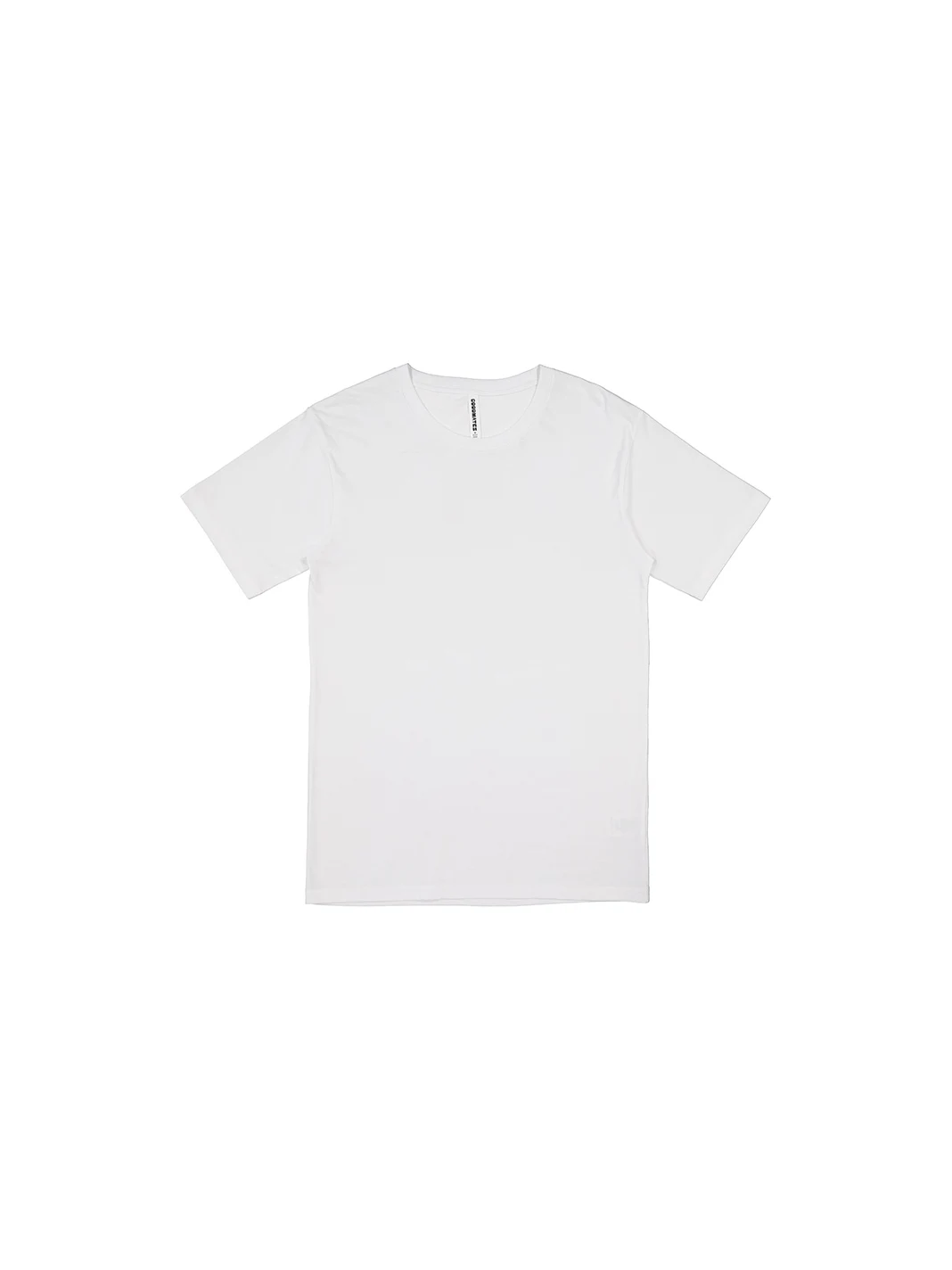 Basis Short Sleeve Tee Men's in White – front view