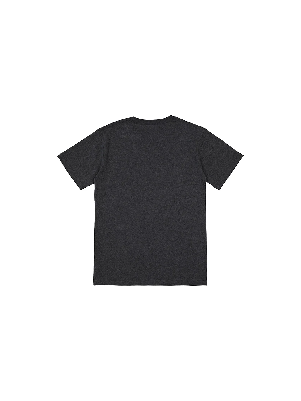 Basis Short Sleeve Tee Men's in Charcoal Marle – back view