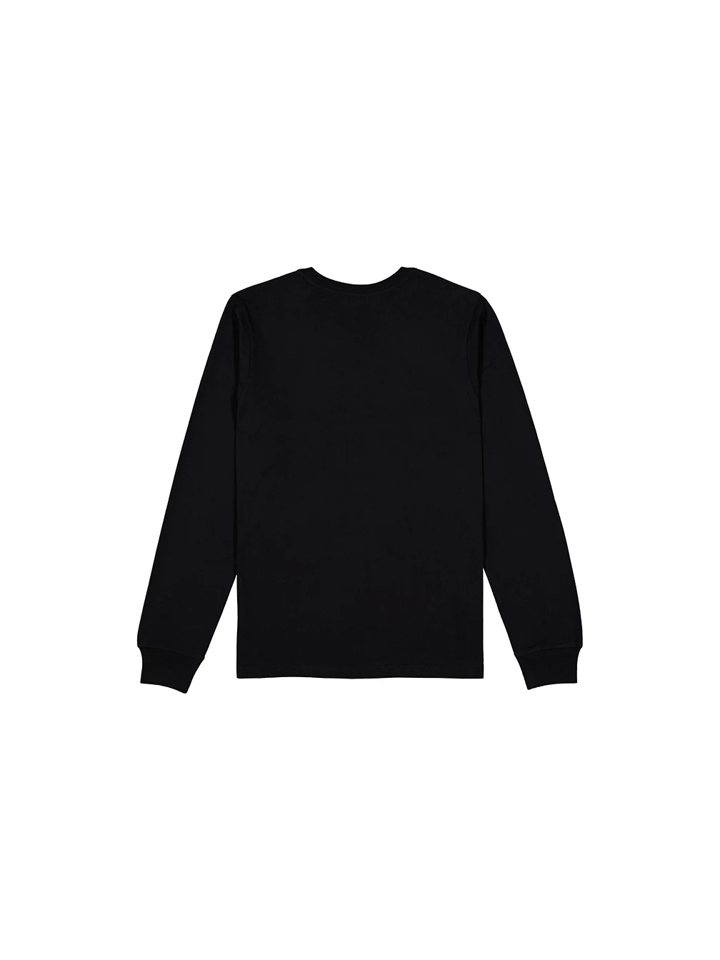 Women's Basis Long Sleeve Tee in Black – back view