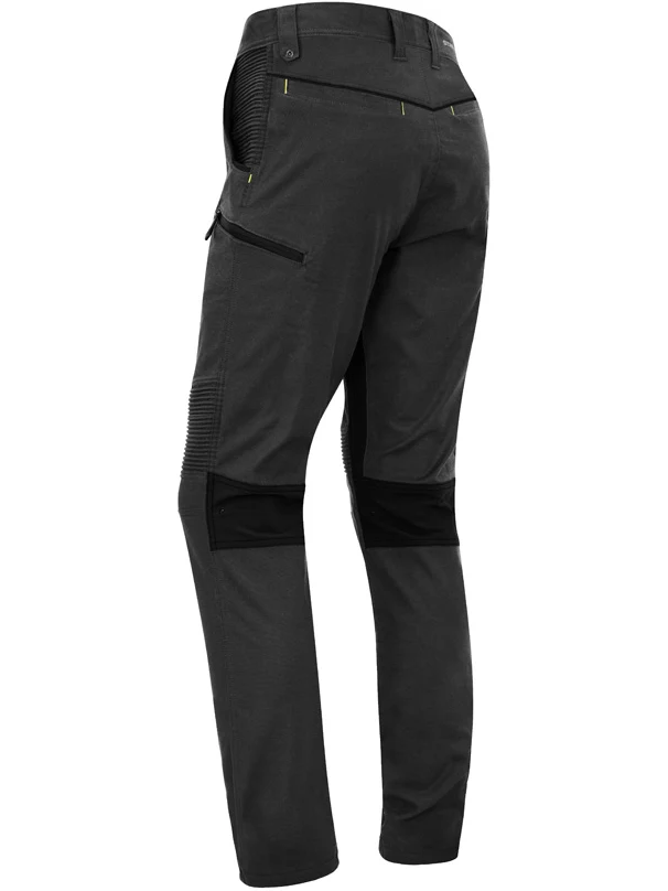 Men's Streetworx Stretch Pant Non-Cuffed in Charcoal – back view