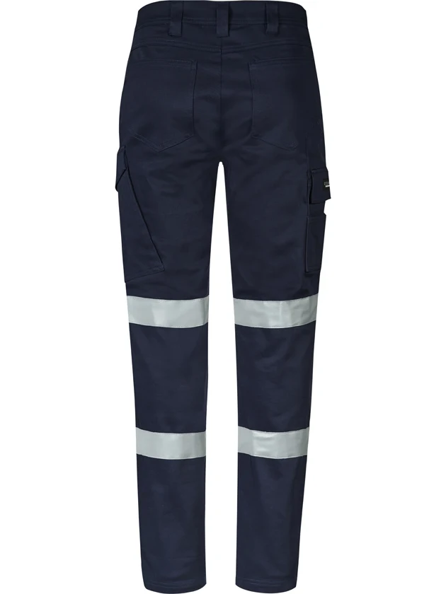 Men's Essential Stretch Taped Cargo Pant in Navy – back view