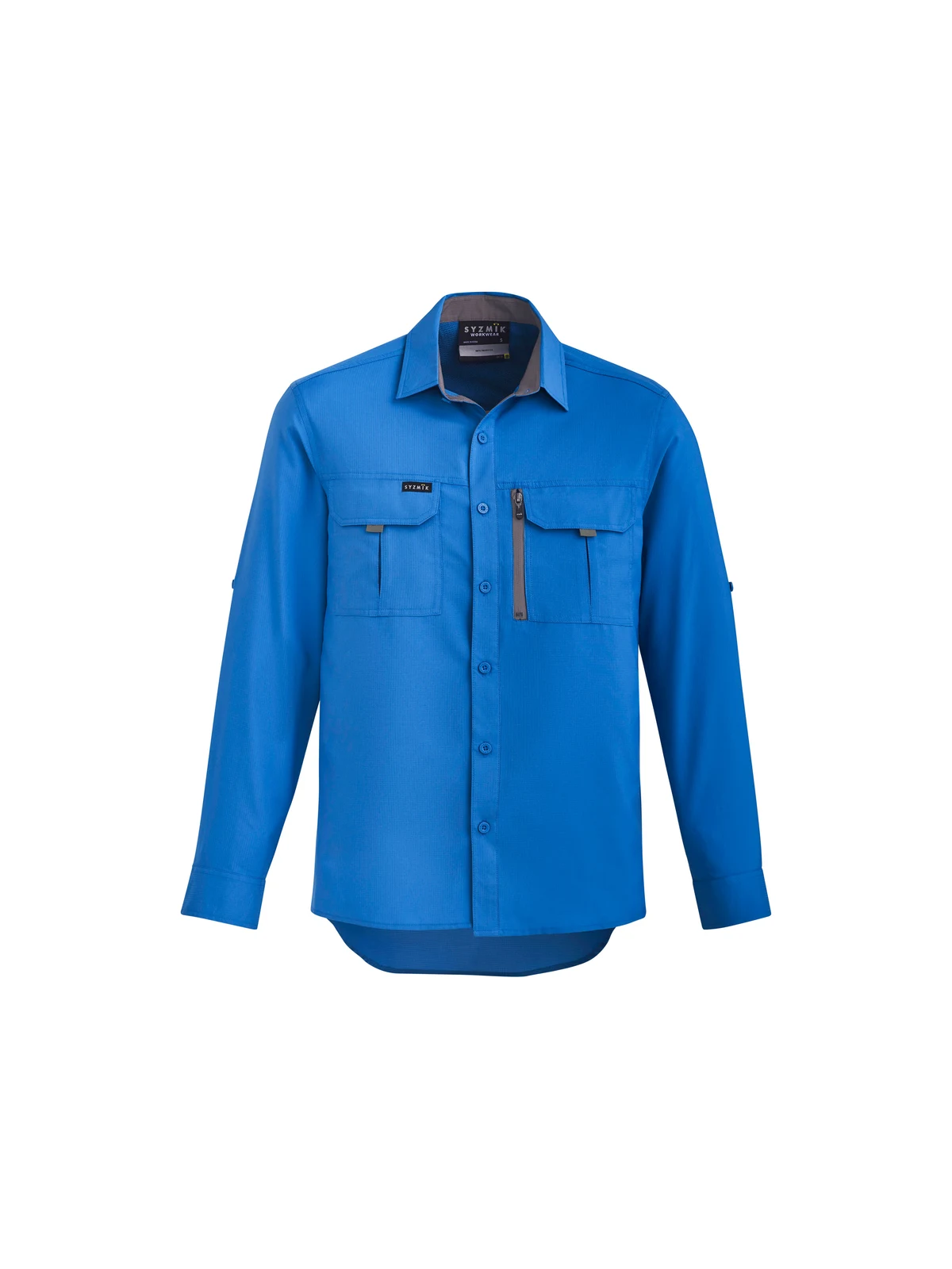 Men's Outdoor L/S Shirt in Cobalt – front view