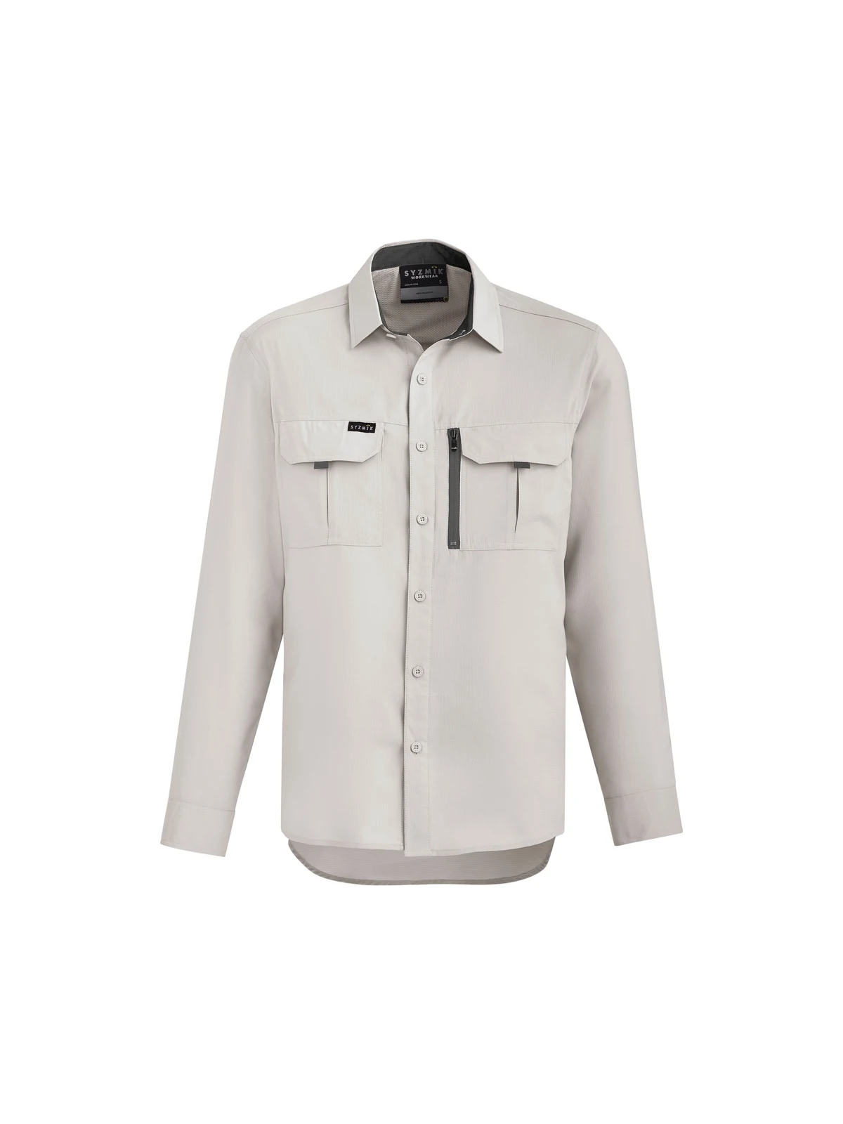 Men's Outdoor L/S Shirt in Natural – front view