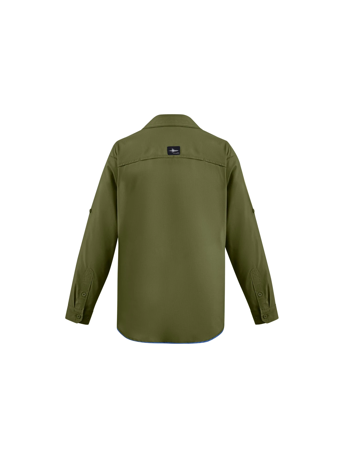 Men's Outdoor L/S Shirt in Army – back view