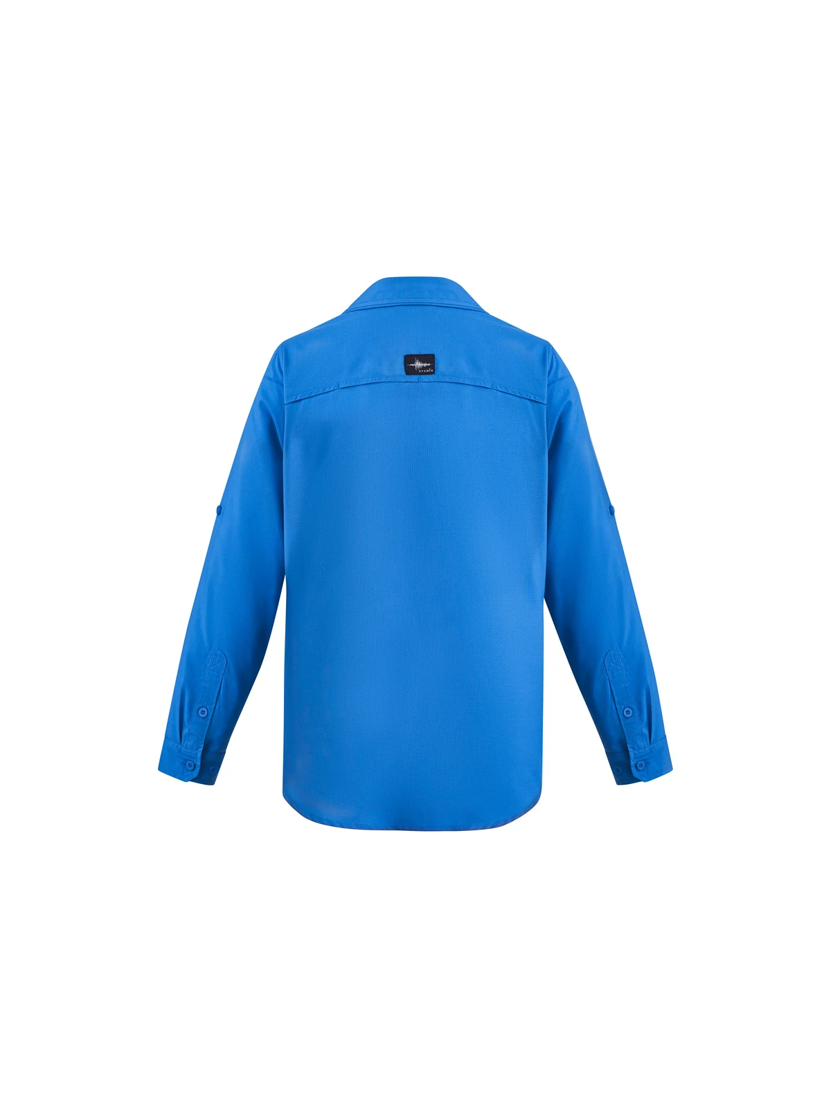 Men's Outdoor L/S Shirt in Cobalt – back view