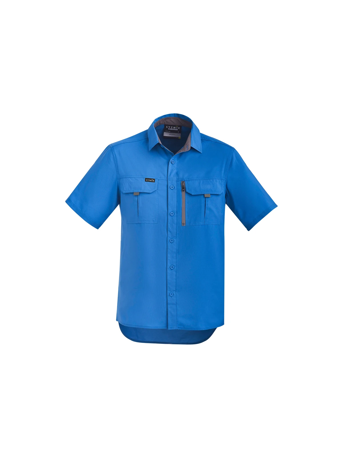 Men's Outdoor S/S Shirt in Cobalt – front view