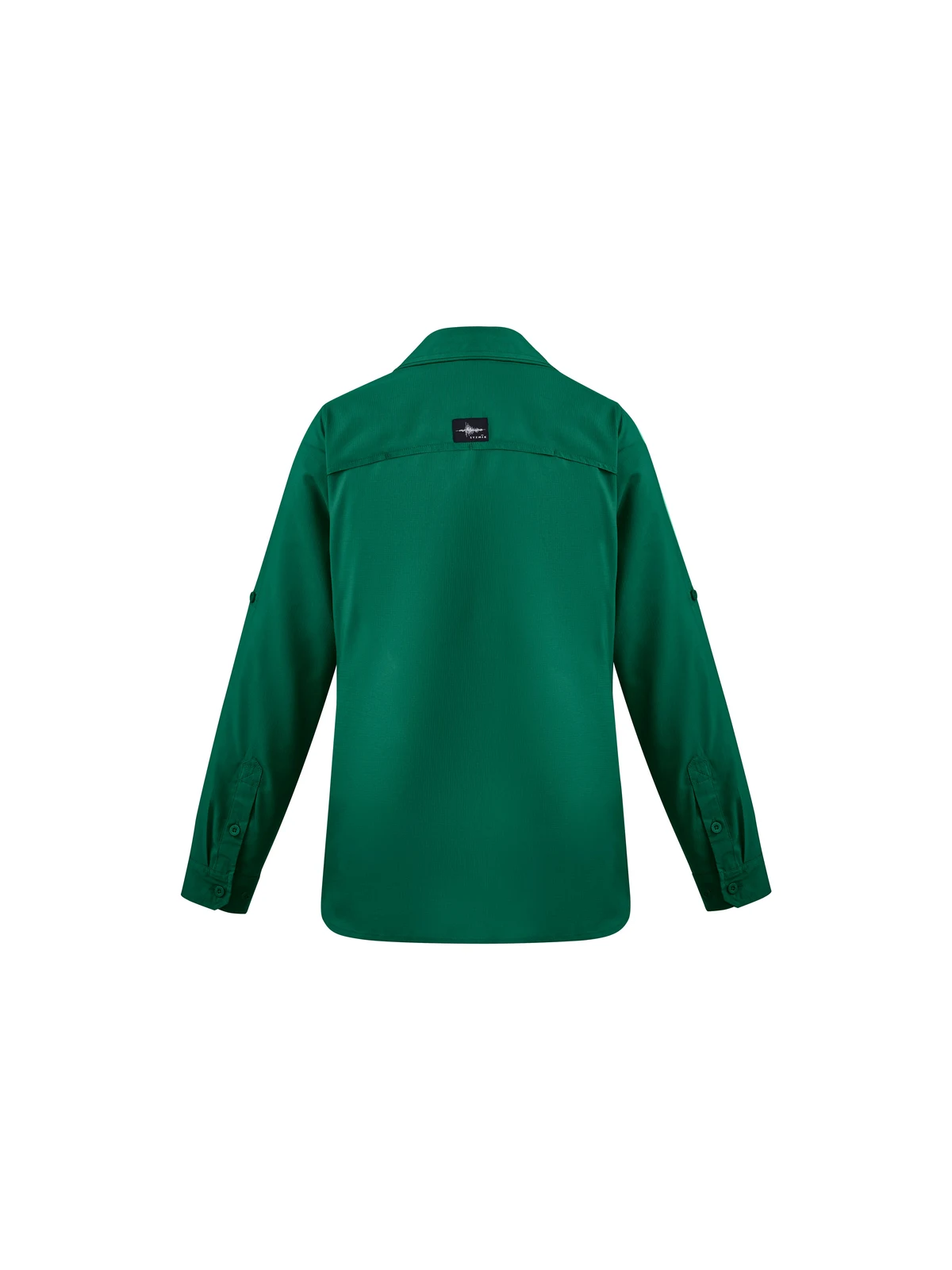 Women's Outdoor Long Sleeve Shirt in Green – back view