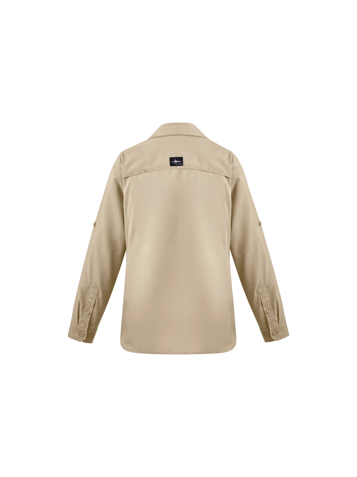 Women's Outdoor Long Sleeve Shirt in Sand – back view