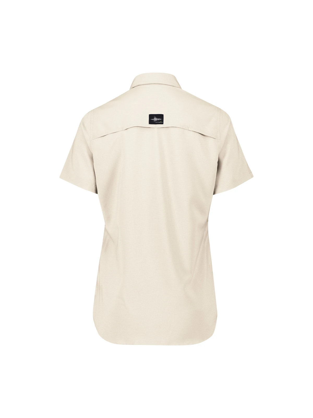 Women's Outdoor Short Sleeve Shirt in Sand – back view