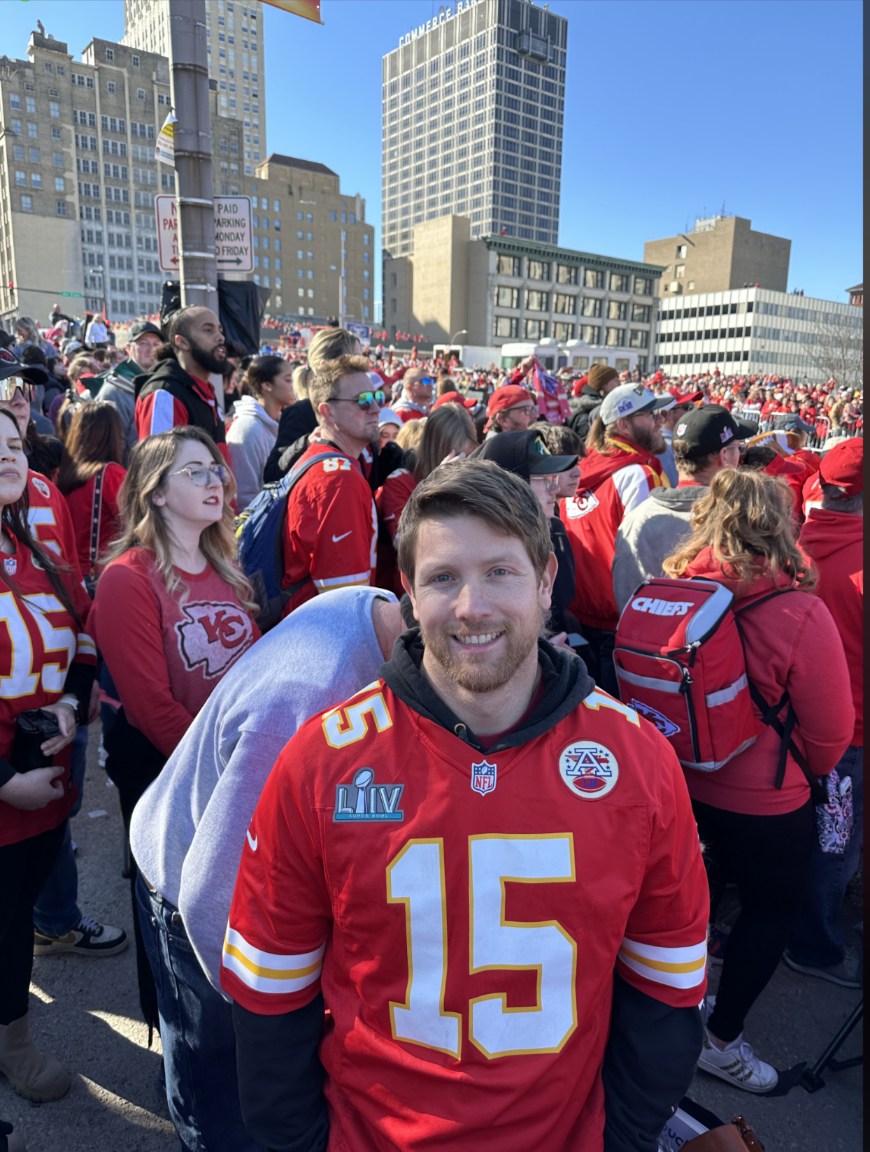 Dr. Jaban Moore Kansas City Chiefs parade