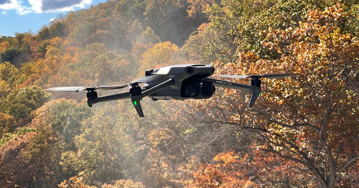 DJI Mavic 3 Enterprise drone used for aerial capture