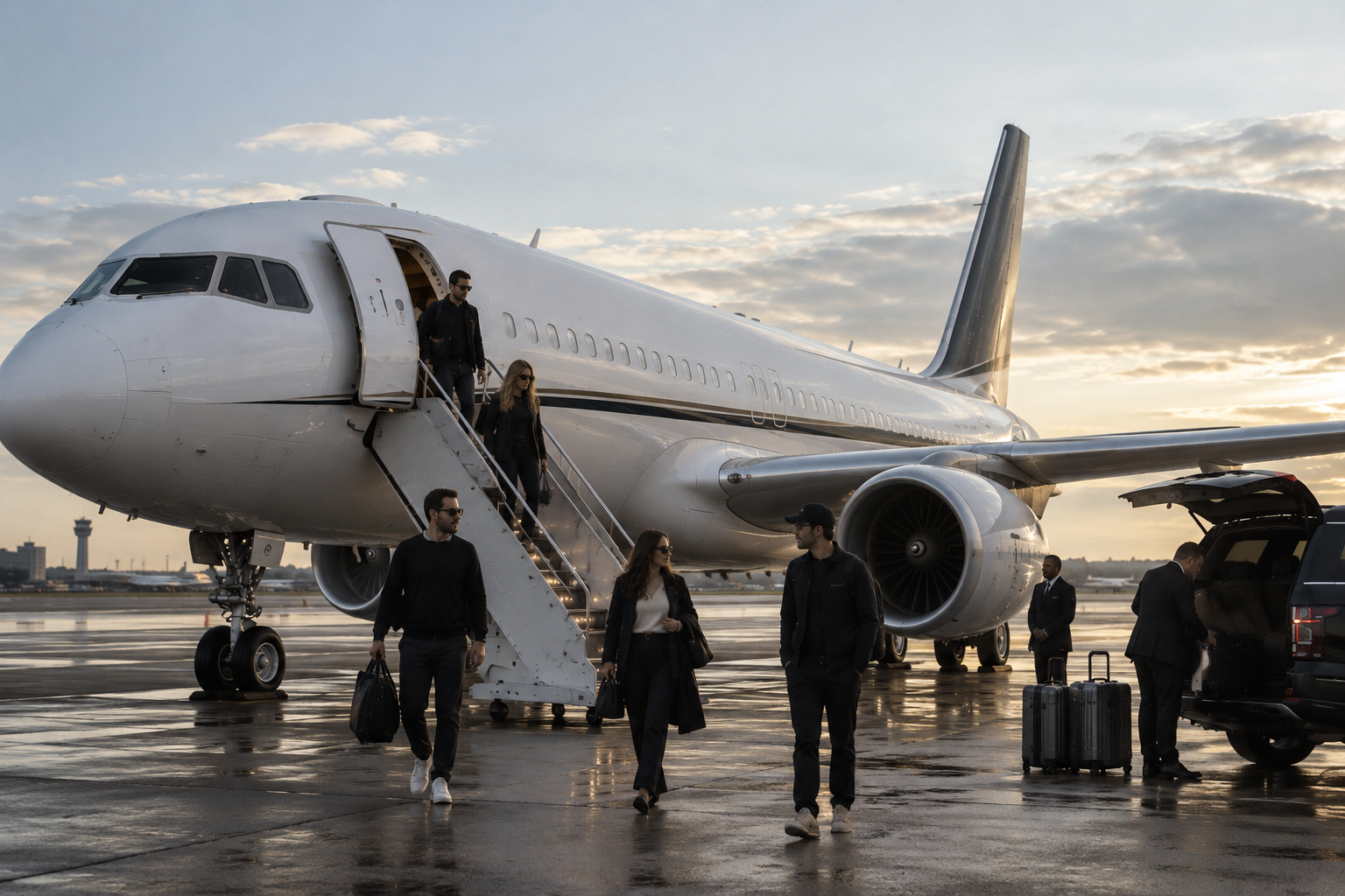 VIP airliner interior used for corporate meetings and incentive group travel