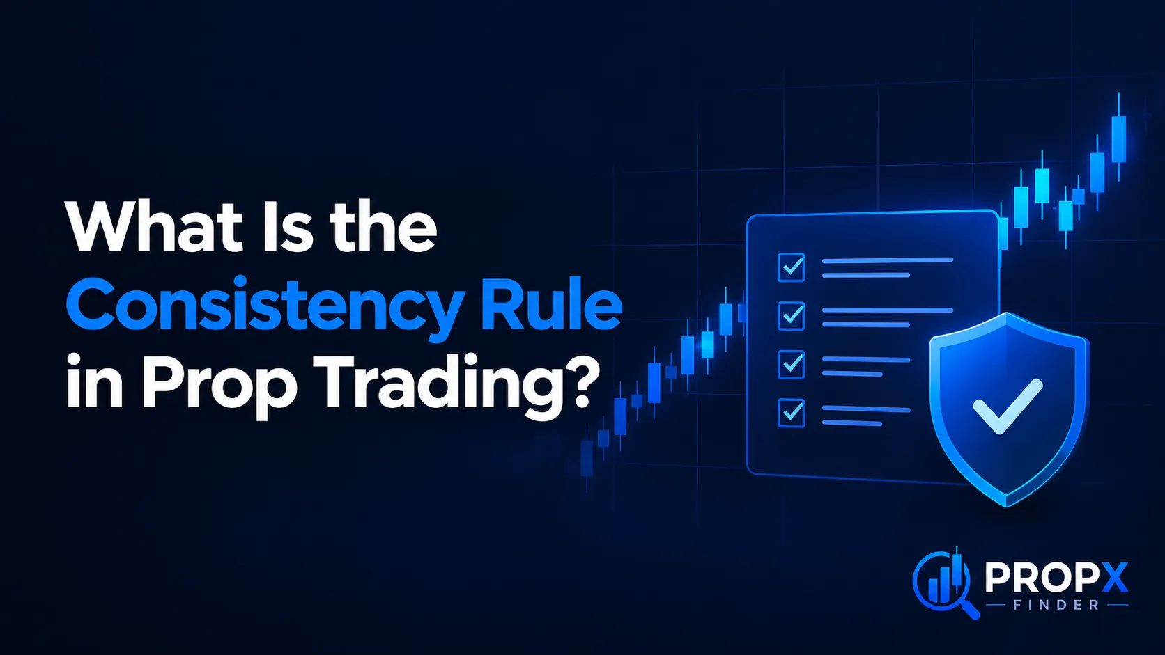 What is the consistency rule in prop trading - concept illustration
