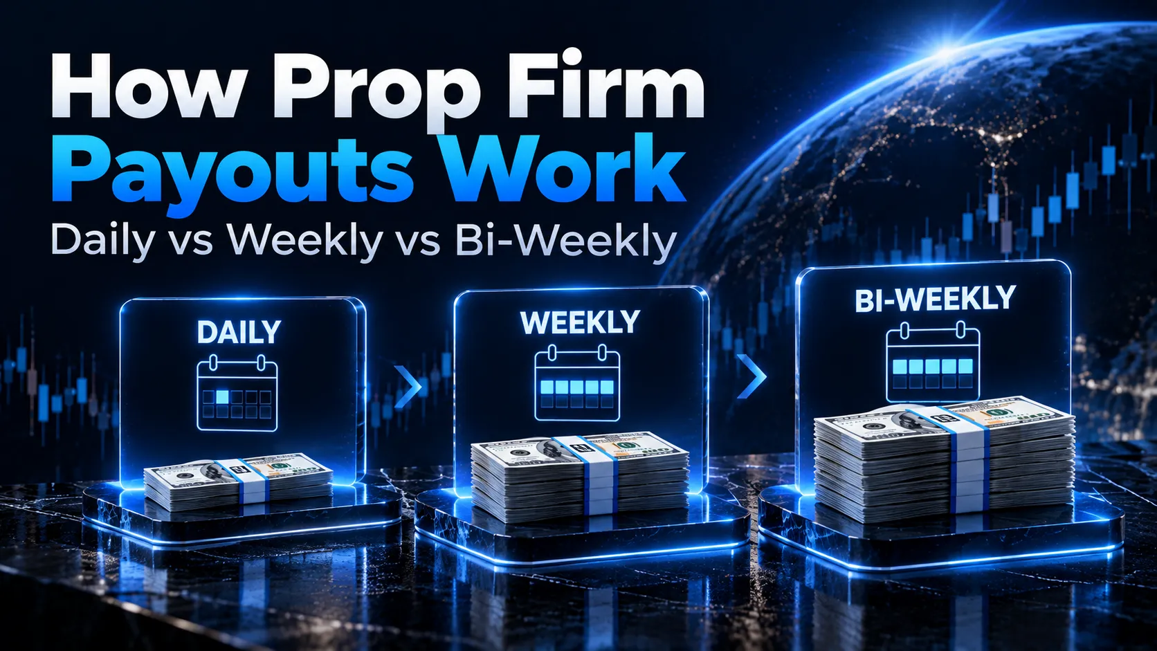 How Prop Firm Payouts Work: Daily vs Weekly vs Bi-Weekly