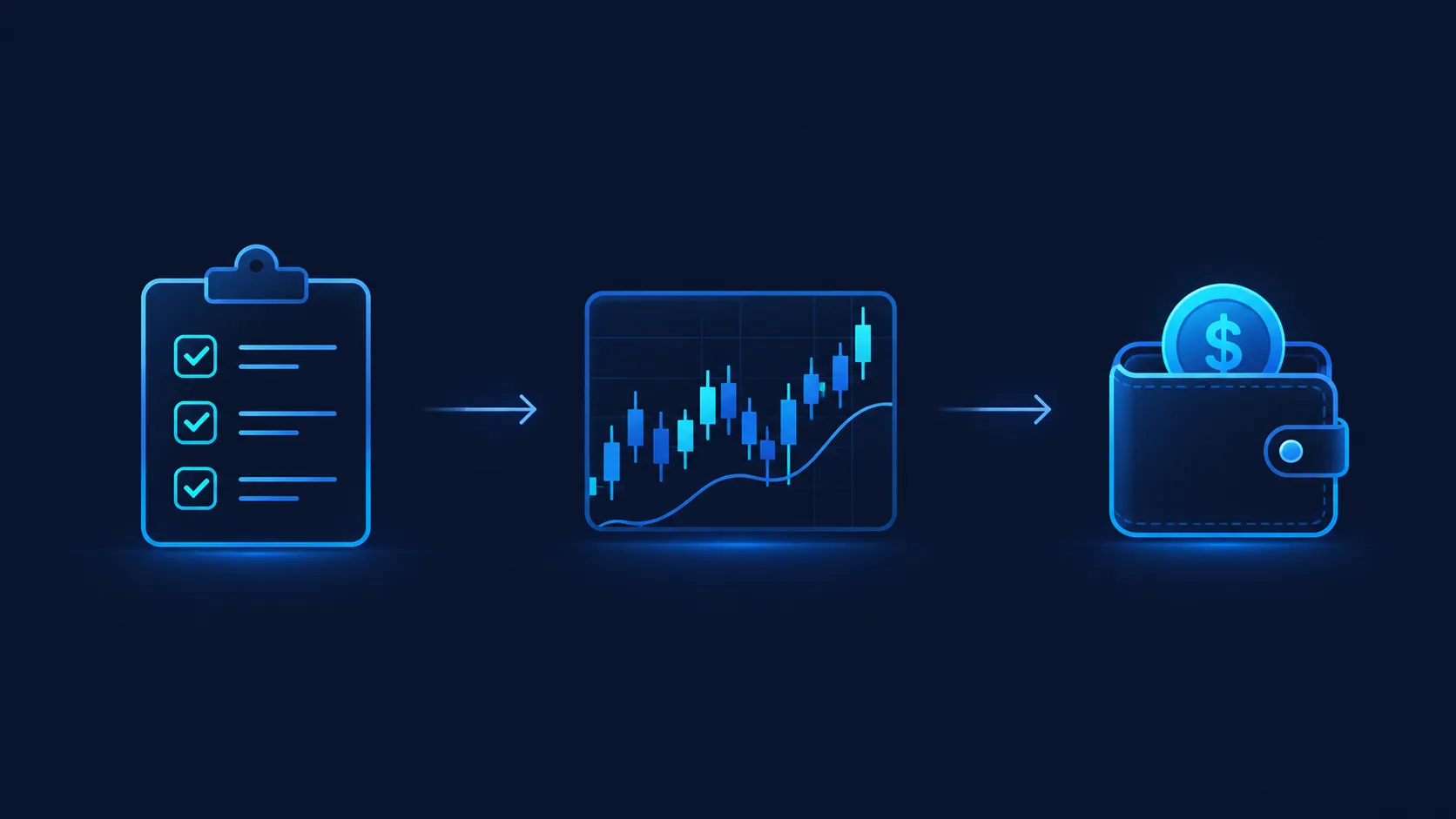 crypto prop firm process - evaluation, funded account and payout
