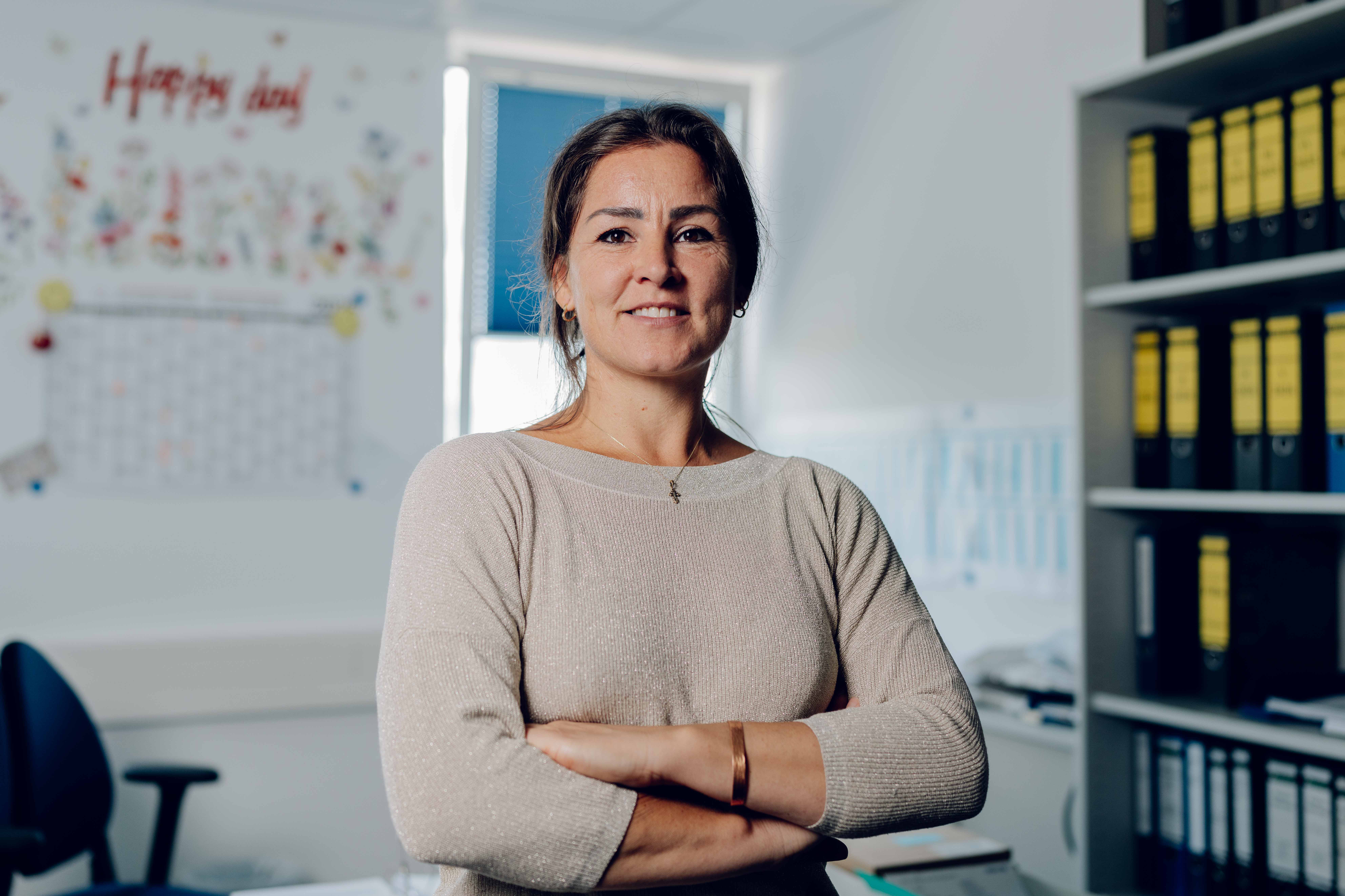 Yvonne, Mitarbeiterin der B.I.N.S.S.