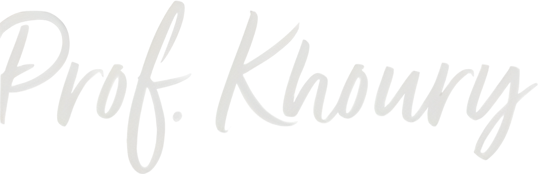 Prof. Khoury Courses logo