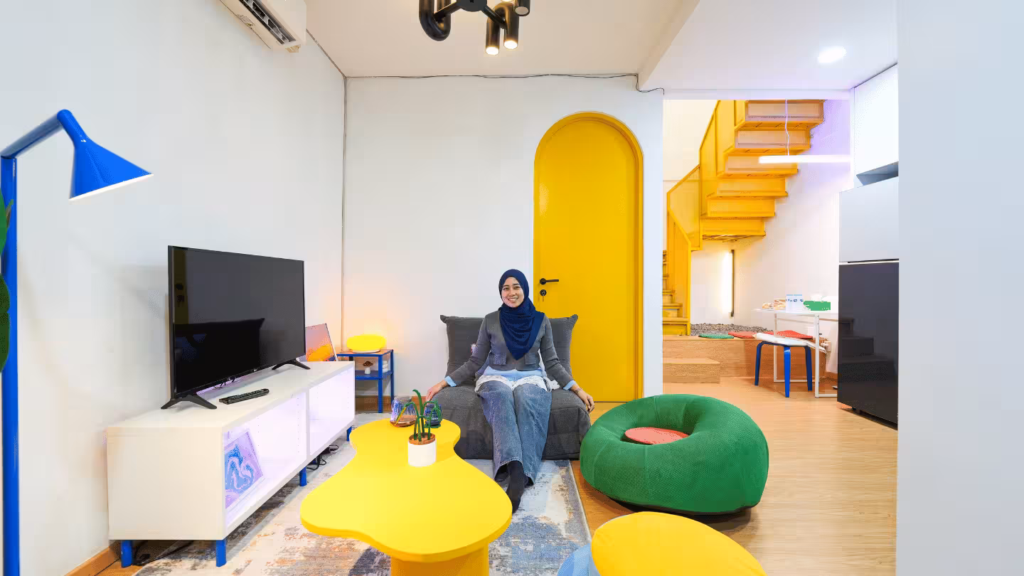 Rumah Mungil 60m2 yang Unik dan Menarik