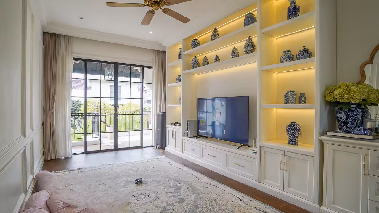 entertainment room rumah american classic