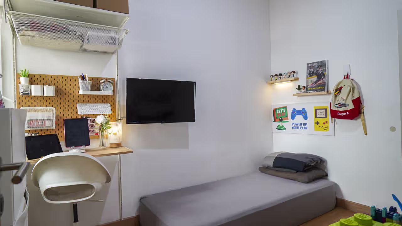 kamar anak rumah minimalis japandi