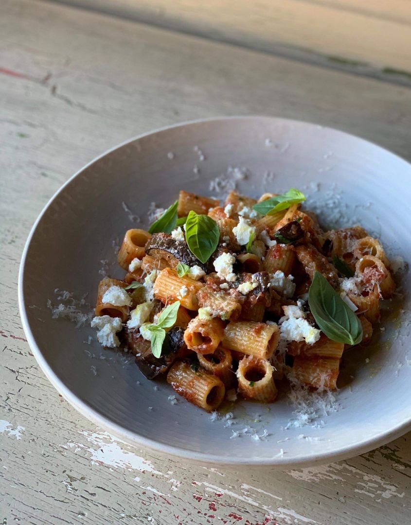 Pasta dish from Francesca’s Italian Kitchen in Wanaka.