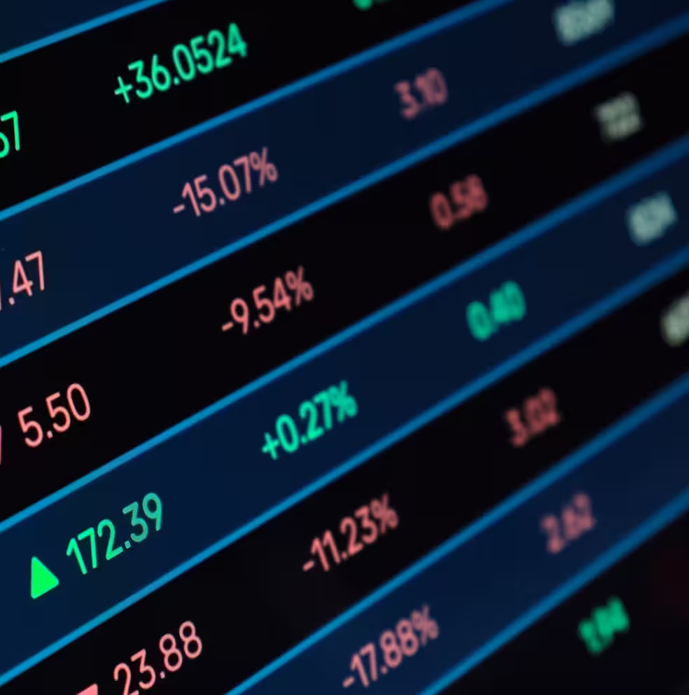 Graphic representing an investment portfolio.