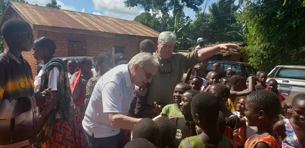 Mike Owens in Uganda with One Million Wells