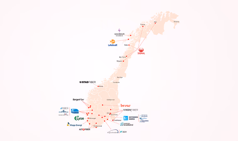 Nepobaby vist i Altibox TV-appen på et nettbrett, med Netflix, TV 2 Play, HBO Max, SkyShowtime og Viaplay