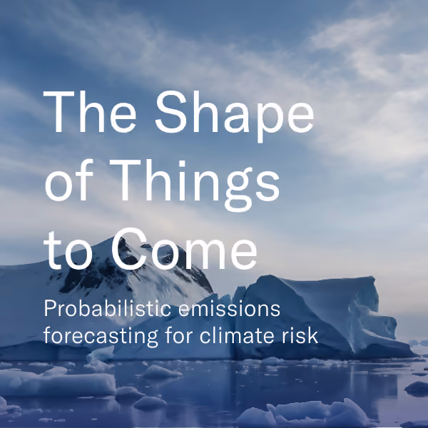 Cover of The shape of things to come white paper