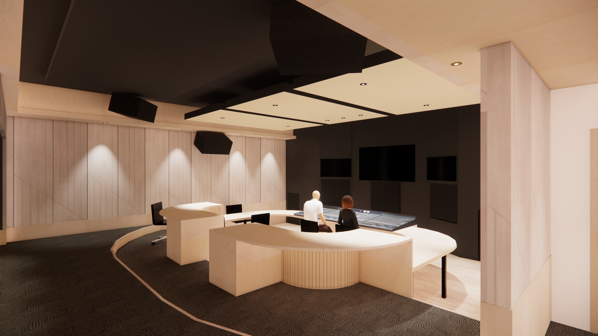 New recording studios for the Wellington Town Hall
