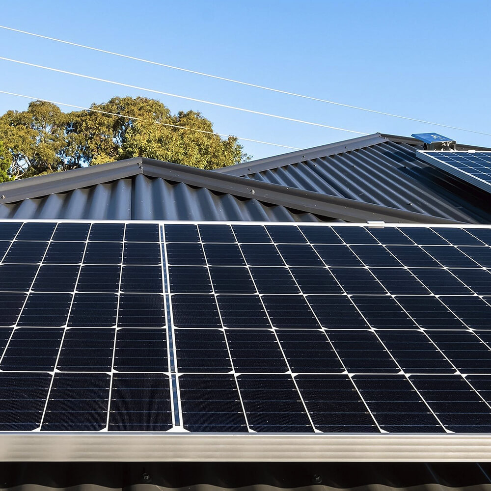 Solar panels on roof of local Bundaberg home