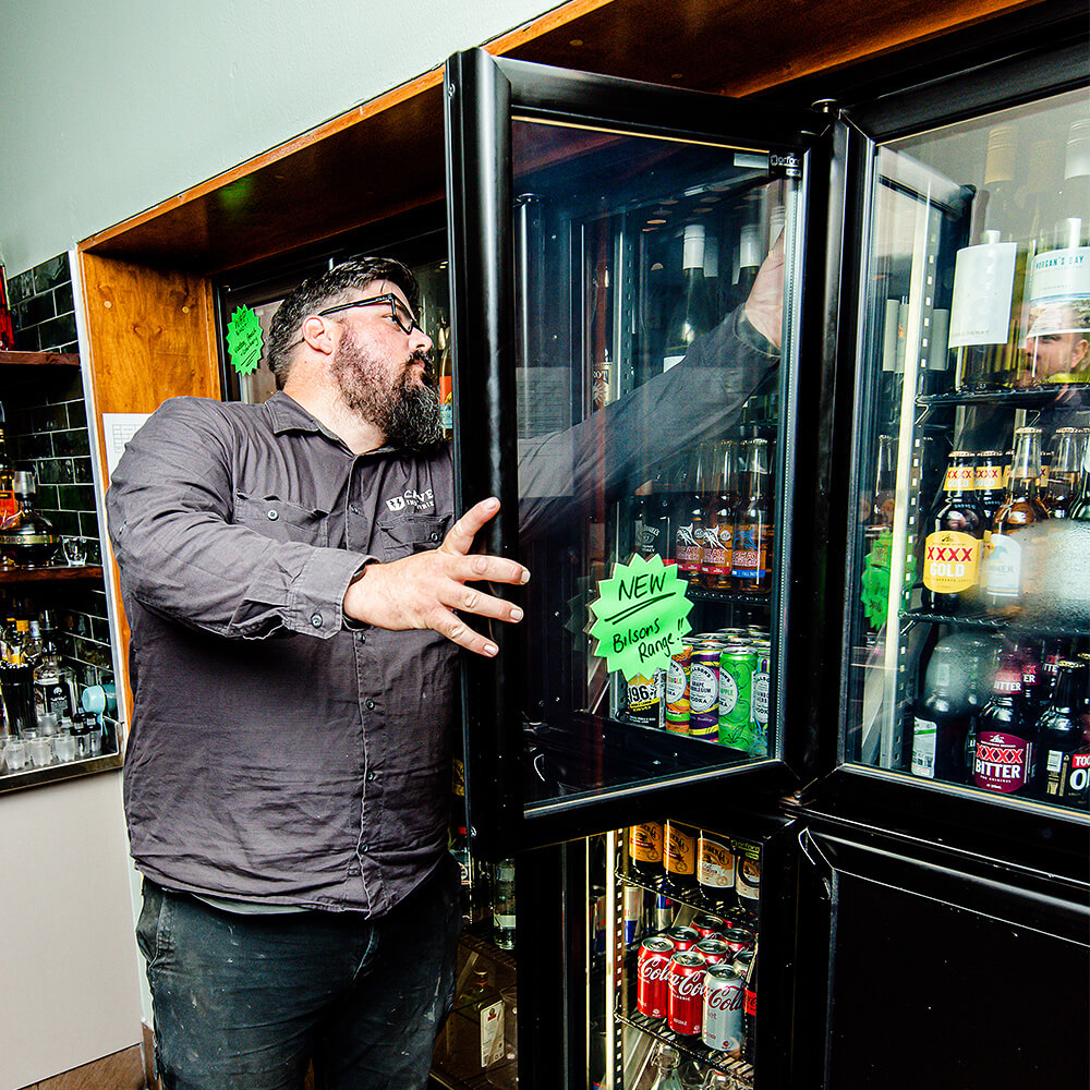 Maintenance on commercial refrigerator