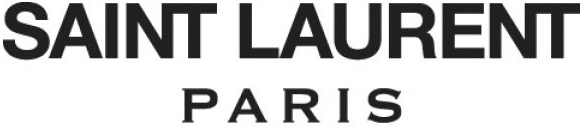 Saint Laurent Paris logo in black text on white background.