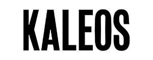 KALEOS brand logo in bold, uppercase black letters on a white background.