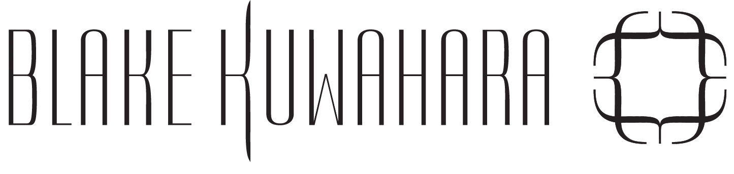 Logo of the name 'Blake Kuwahara' in a simple, modern black font on a transparent background.