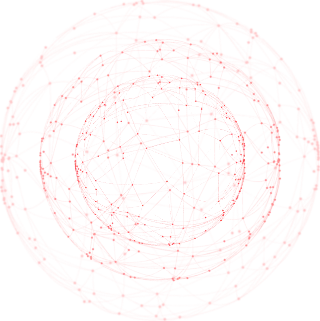 Red scribbled circular shape made of overlapping irregular lines on a transparent background.
