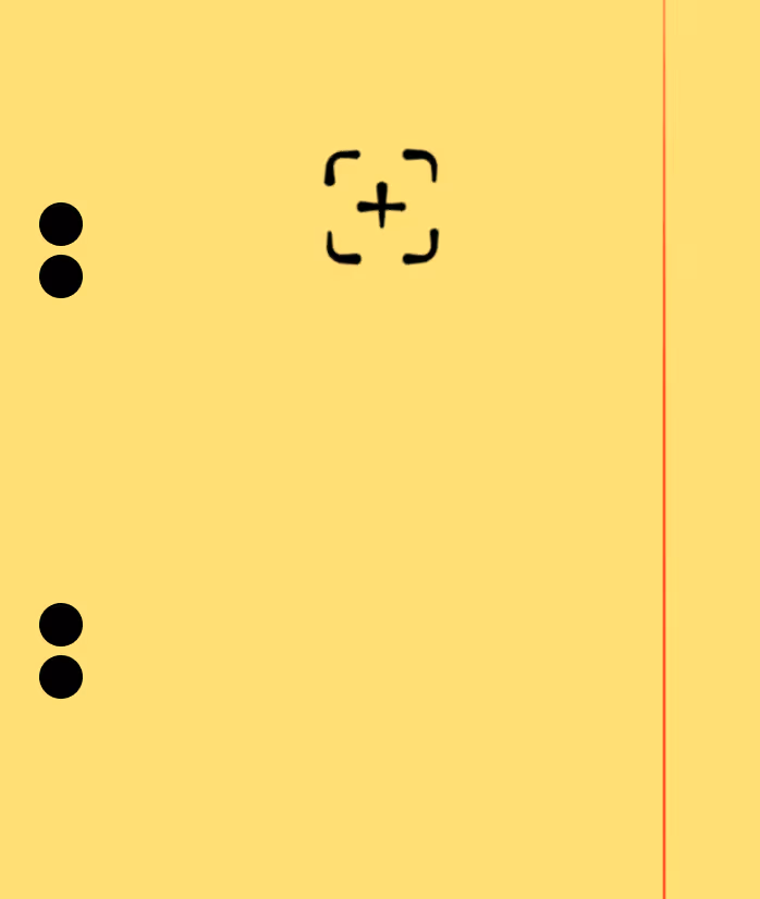Yellow card with focus icon and Ukrainian text about goals: applications, registrations, sales.