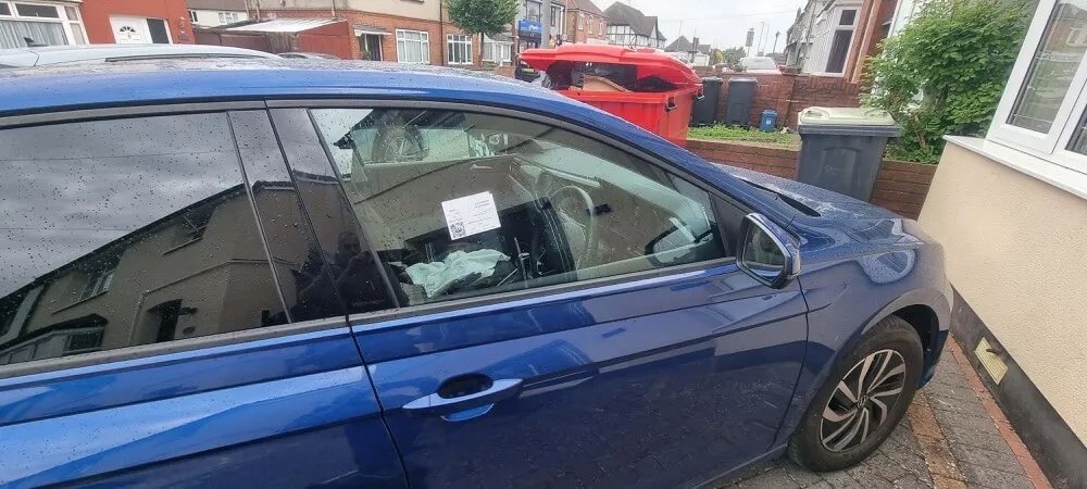 VW Polo Side Glass replacement - after