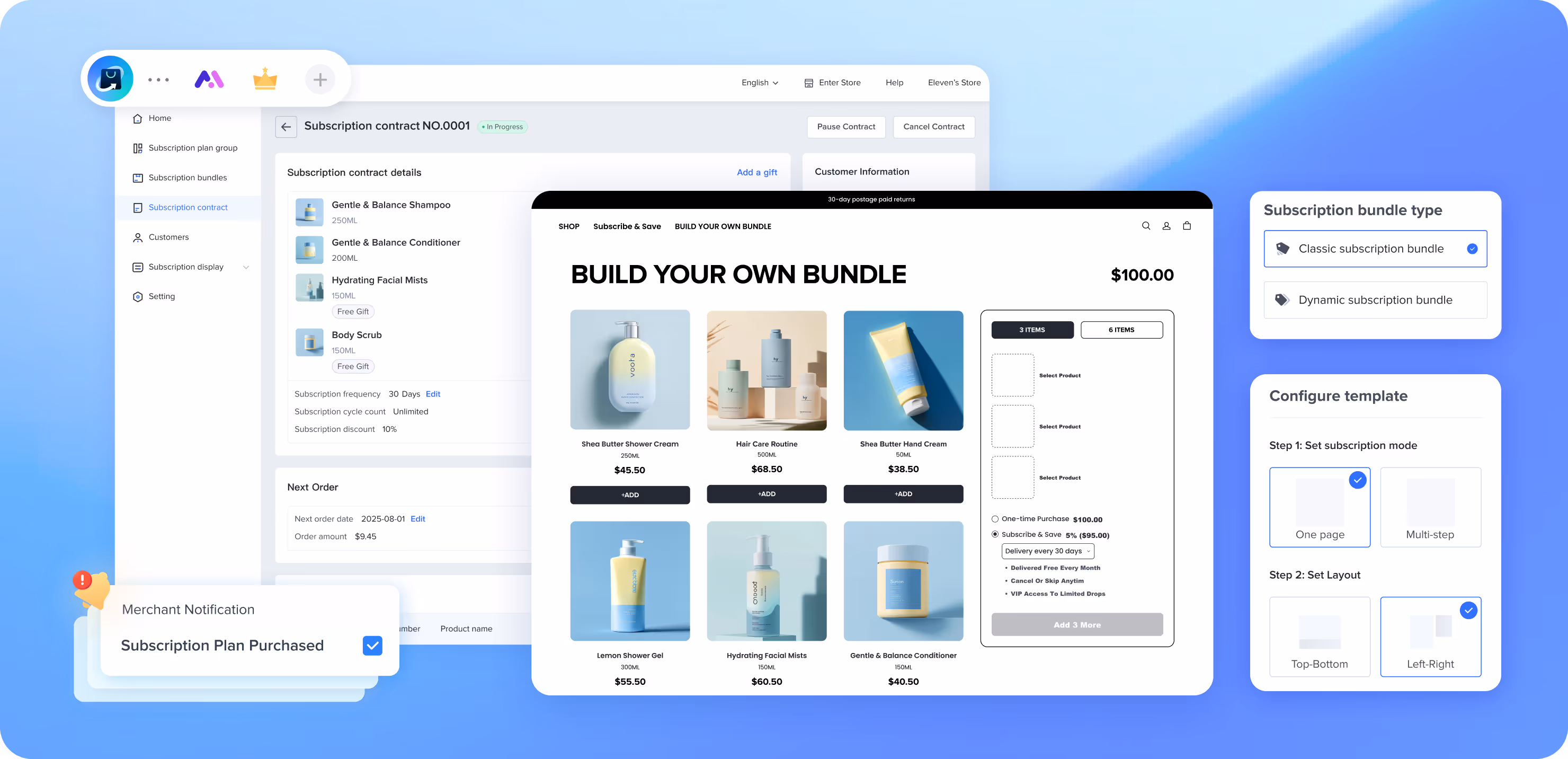 All-in-one subscription engine, built for growth