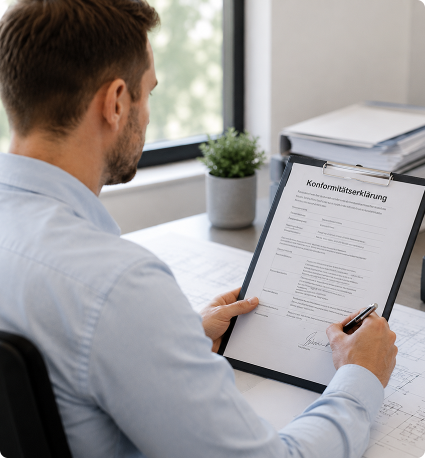 Ingenieur analysiert ein Netzschema am Bildschirm