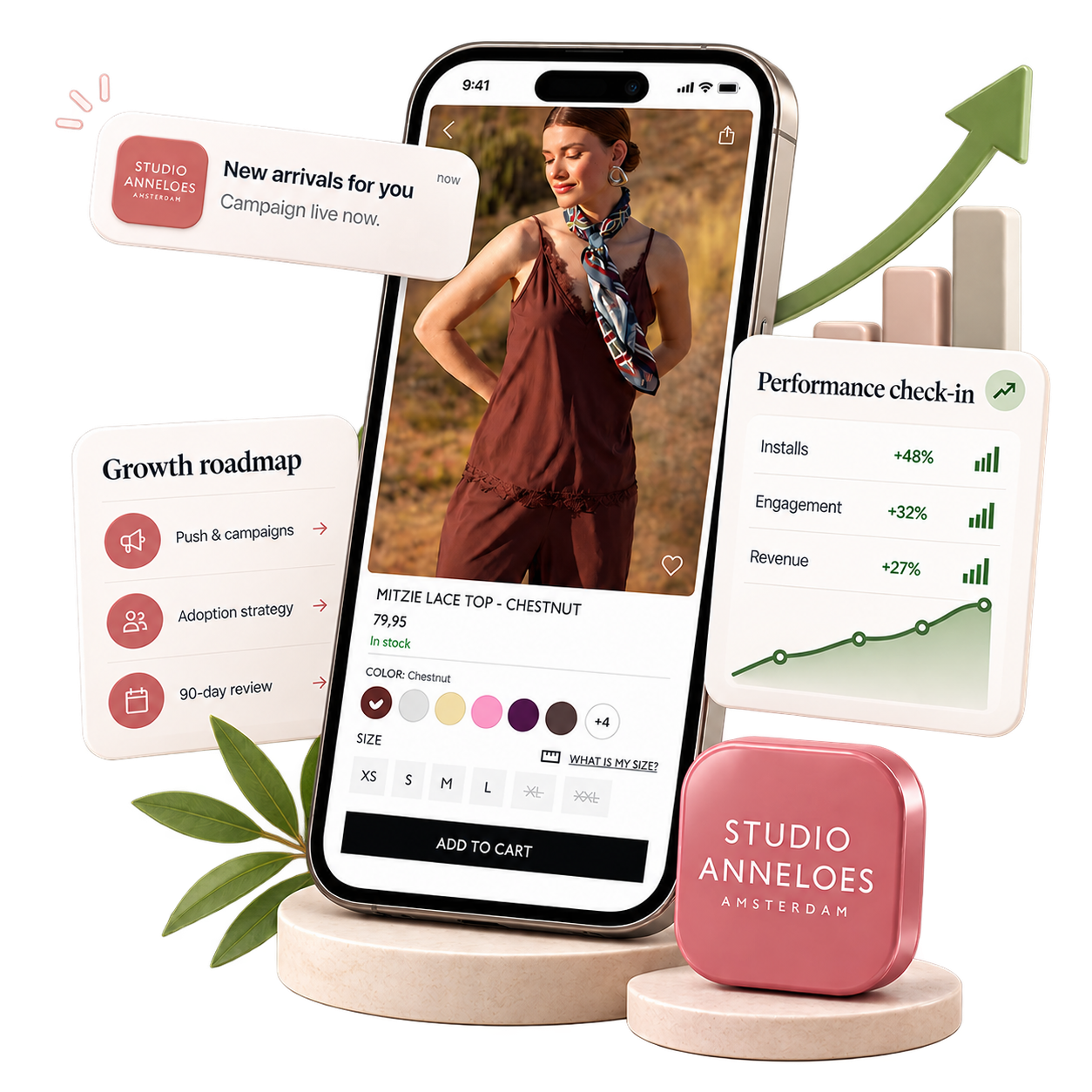 App marketing campaign screen