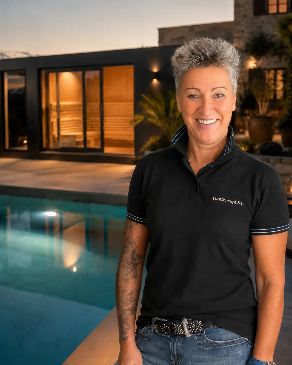 Tanja Langer, Bauingenieurin und Inhaberin von SpaConcept Mallorca