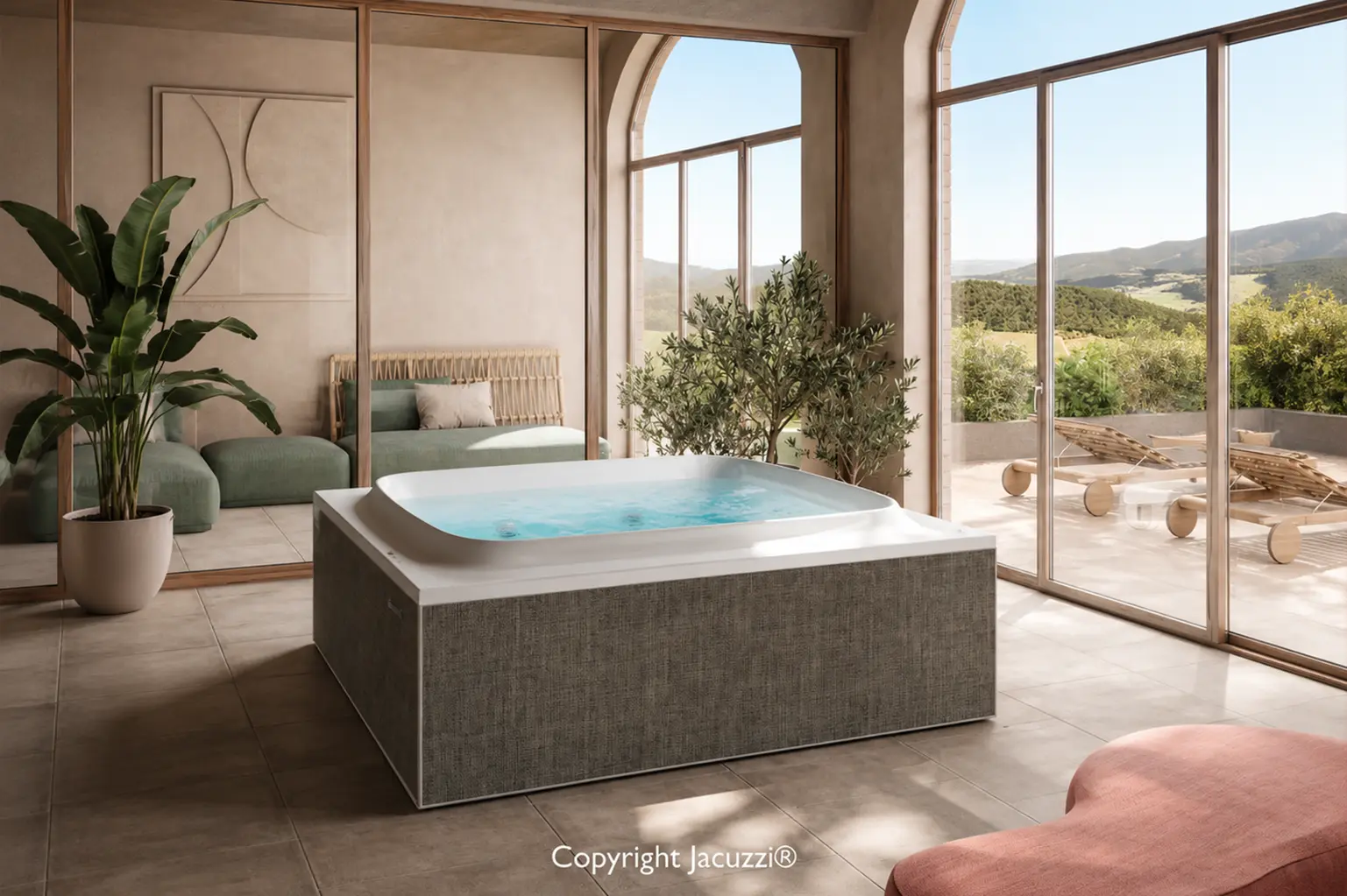 Premium-Whirlpool für eine Finca auf Mallorca